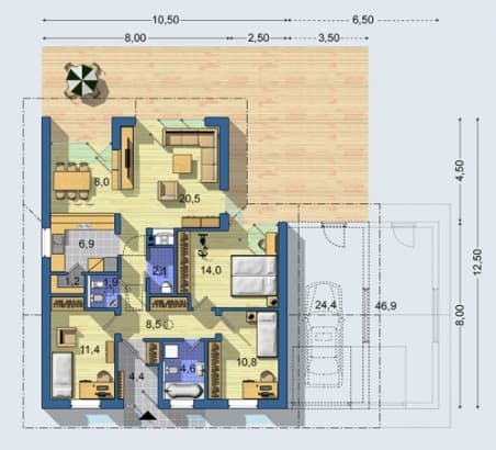 Bungalov Gama, fotka 3
