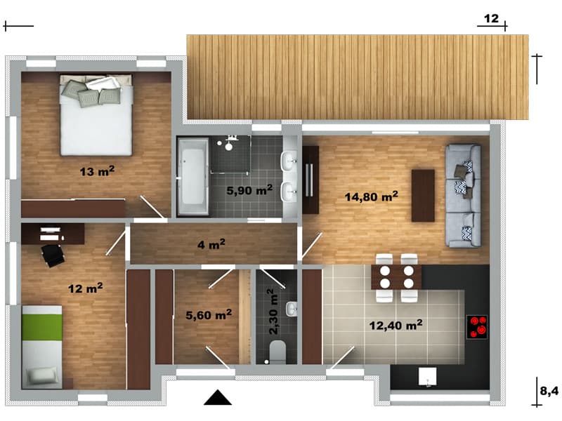 Bungalov Katka, fotka 5