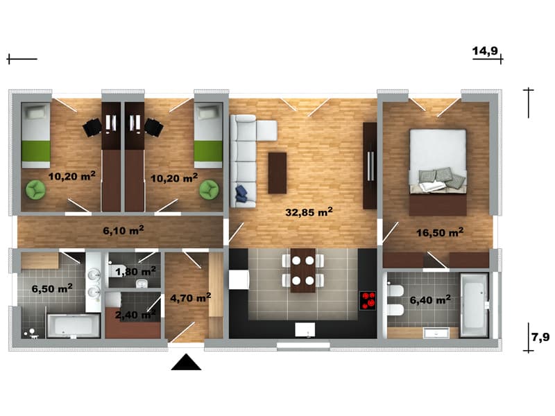 Bungalov Kristýna, fotka 4
