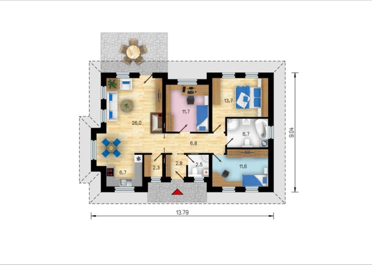 Bungalov Laguna, fotka 3