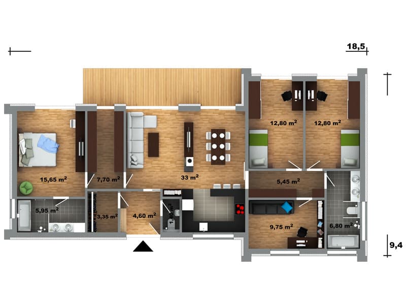Bungalov Lucie 30, fotka 5