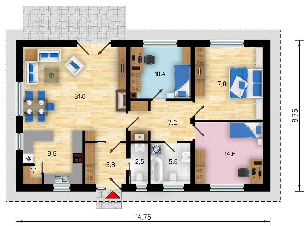 Bungalov Nemo, fotka 8