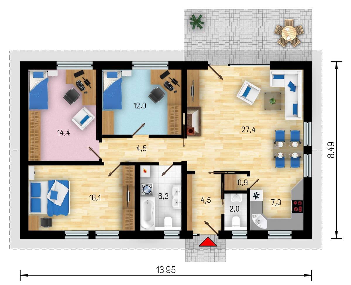 Bungalov Rio, fotka 7